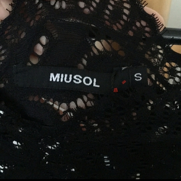 Nwt miusol black lace dress - Picture 2 of 5